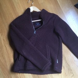 Abercrombie warm fuzzy pullover sweater